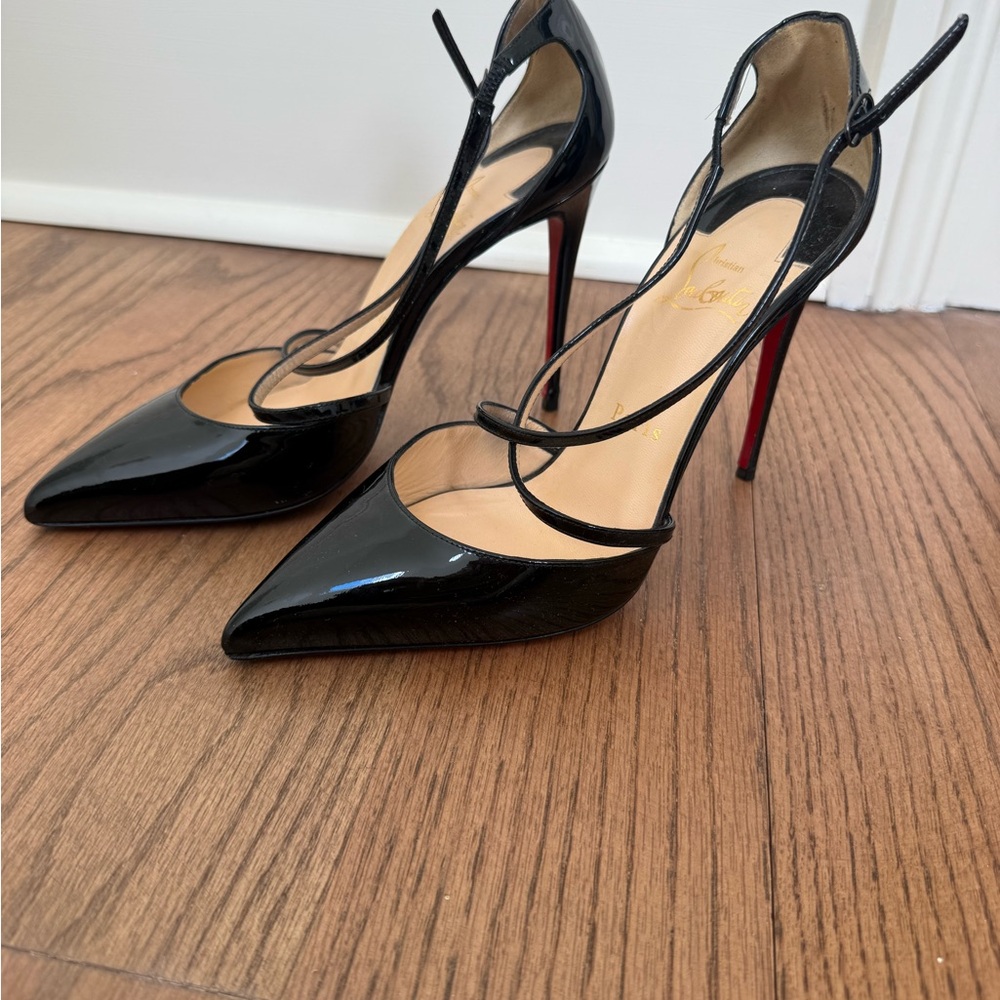 Christian Louboutin Black Patent Heels